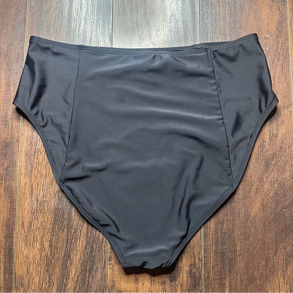 Old Navy Black High Waisted Bikini Bottoms - Picture 2 of 4